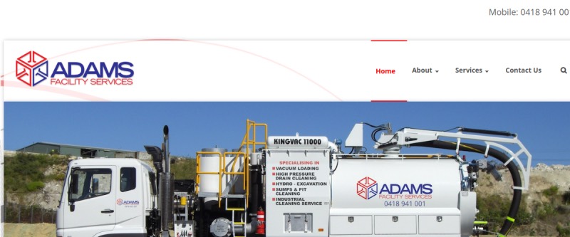 Adams Financial Services homepage