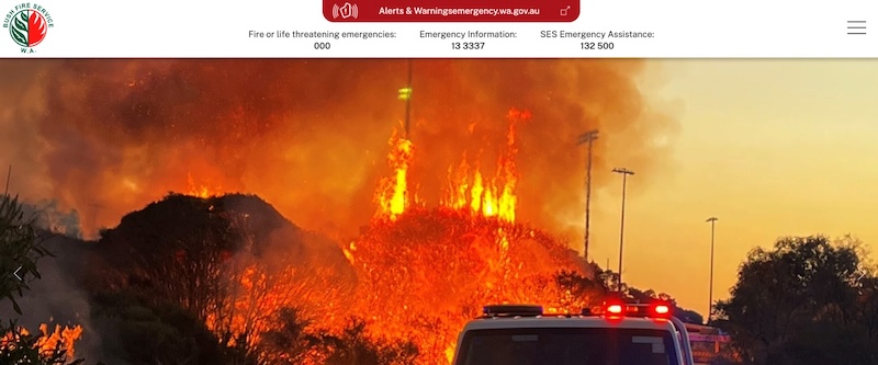 Bunbury Bush Fire Brigade homepage