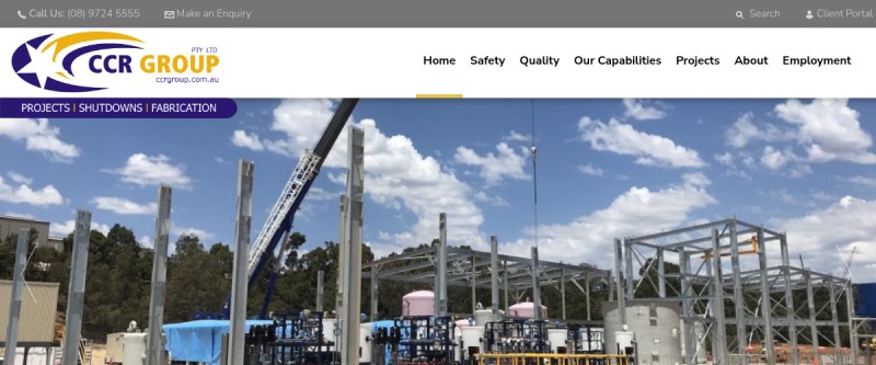 CCR Group homepage