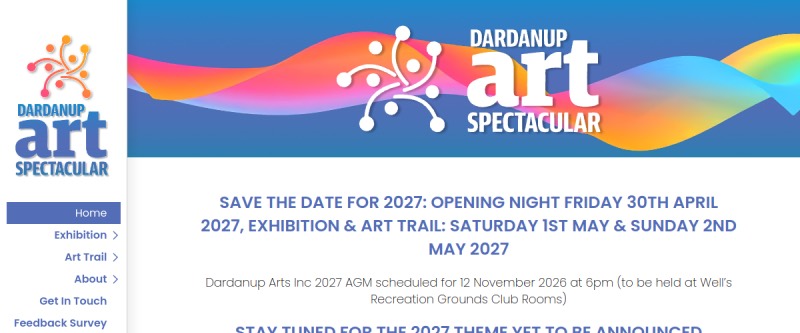 Dardanup Art Spectacular homepage