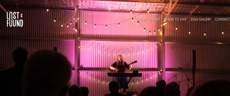 Lost & Found Festival homepage