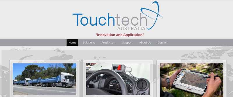 Touchtech homepage